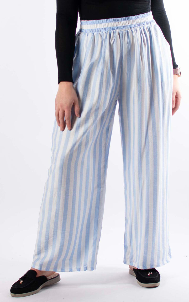 Ophelia Stripe Trouser | Blue