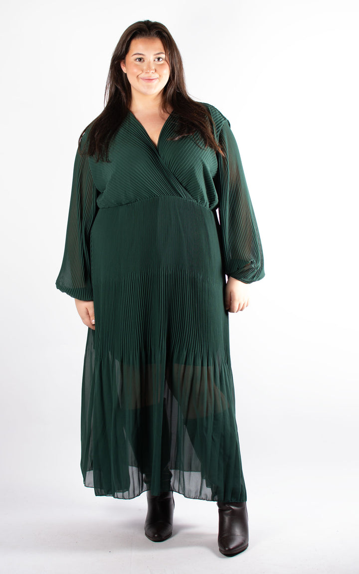 Oprah Wrap Dress | Bottle Green
