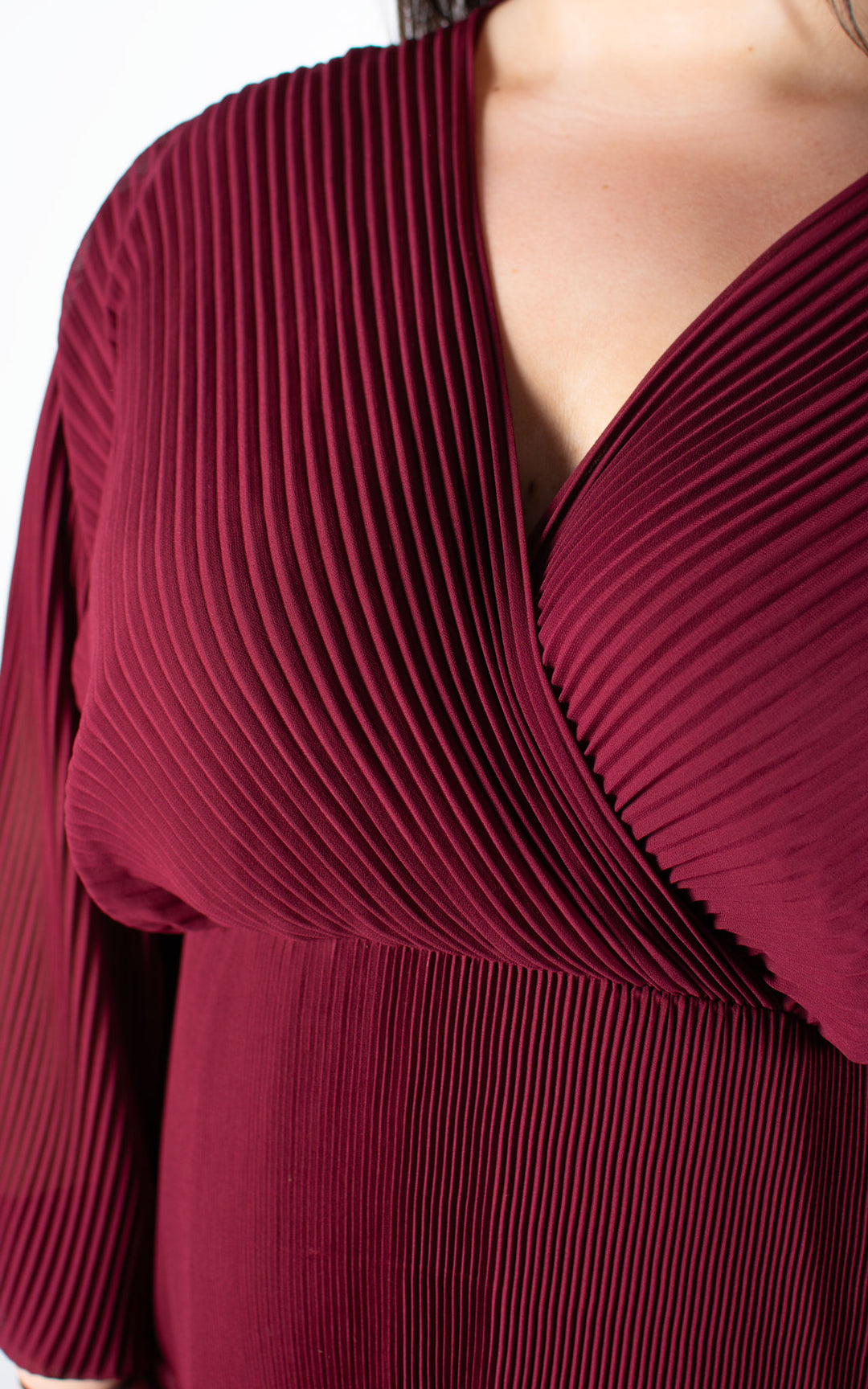 Oprah Wrap Dress | Burgundy