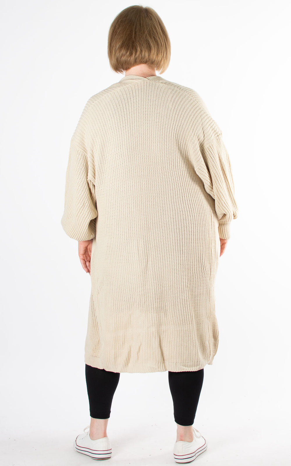 Oversized sale cardigan beige