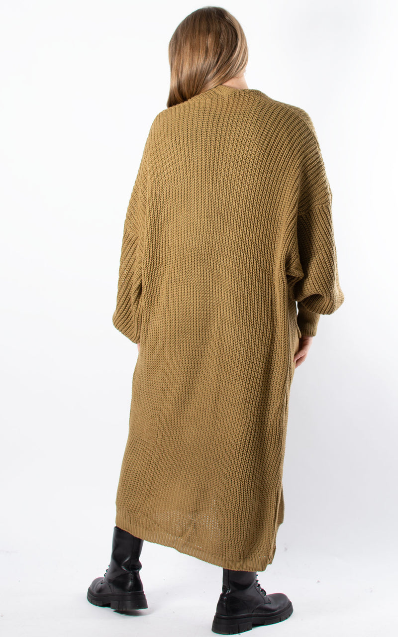 Ottie Oversized Cardigan | Camel