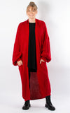 Ottie Oversized Cardigan | Red