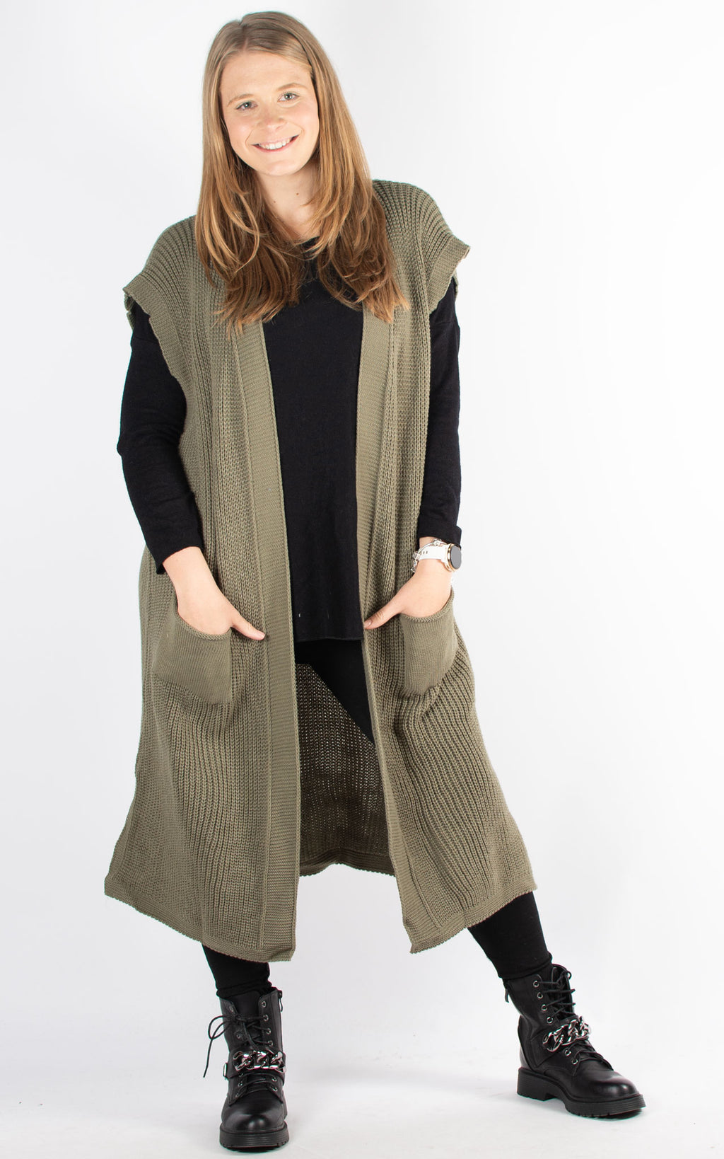 Ottie Waistcoat | Khaki