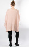 Oversized Chunky Knit Jumper | Pink