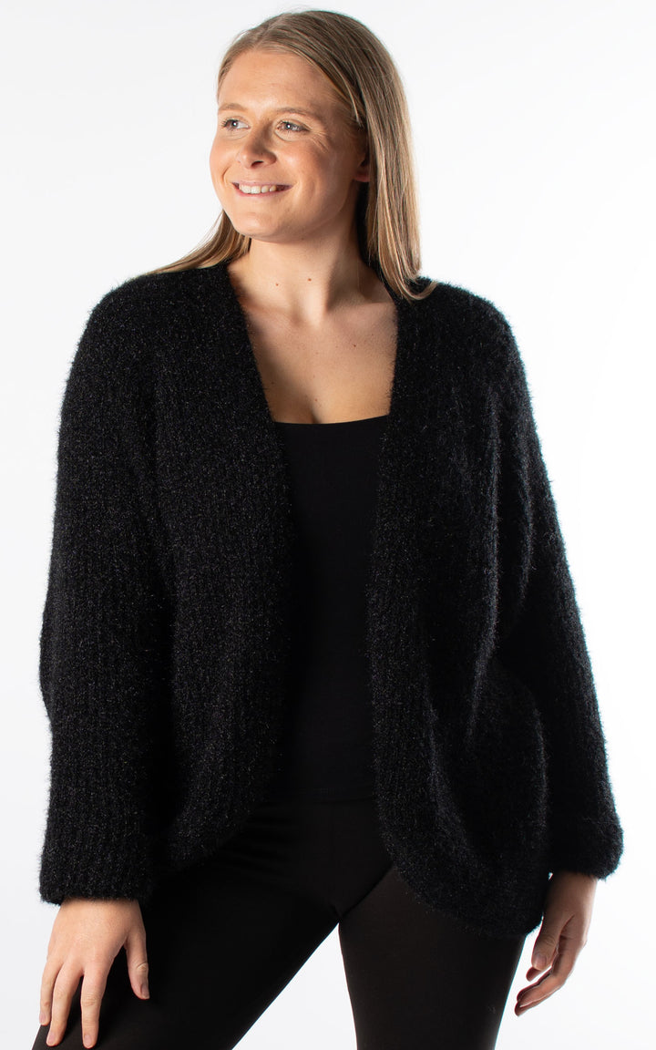 *PRE-ORDER* Open Knit Cardi | Black