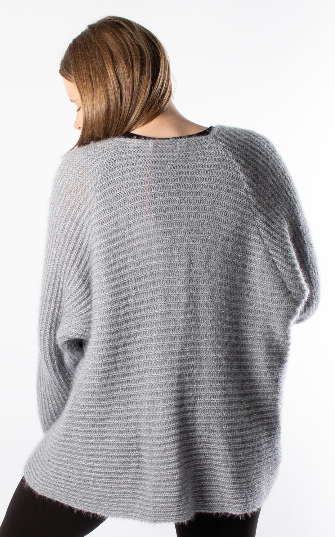 *PRE-ORDER* Open Knit Cardi | Grey