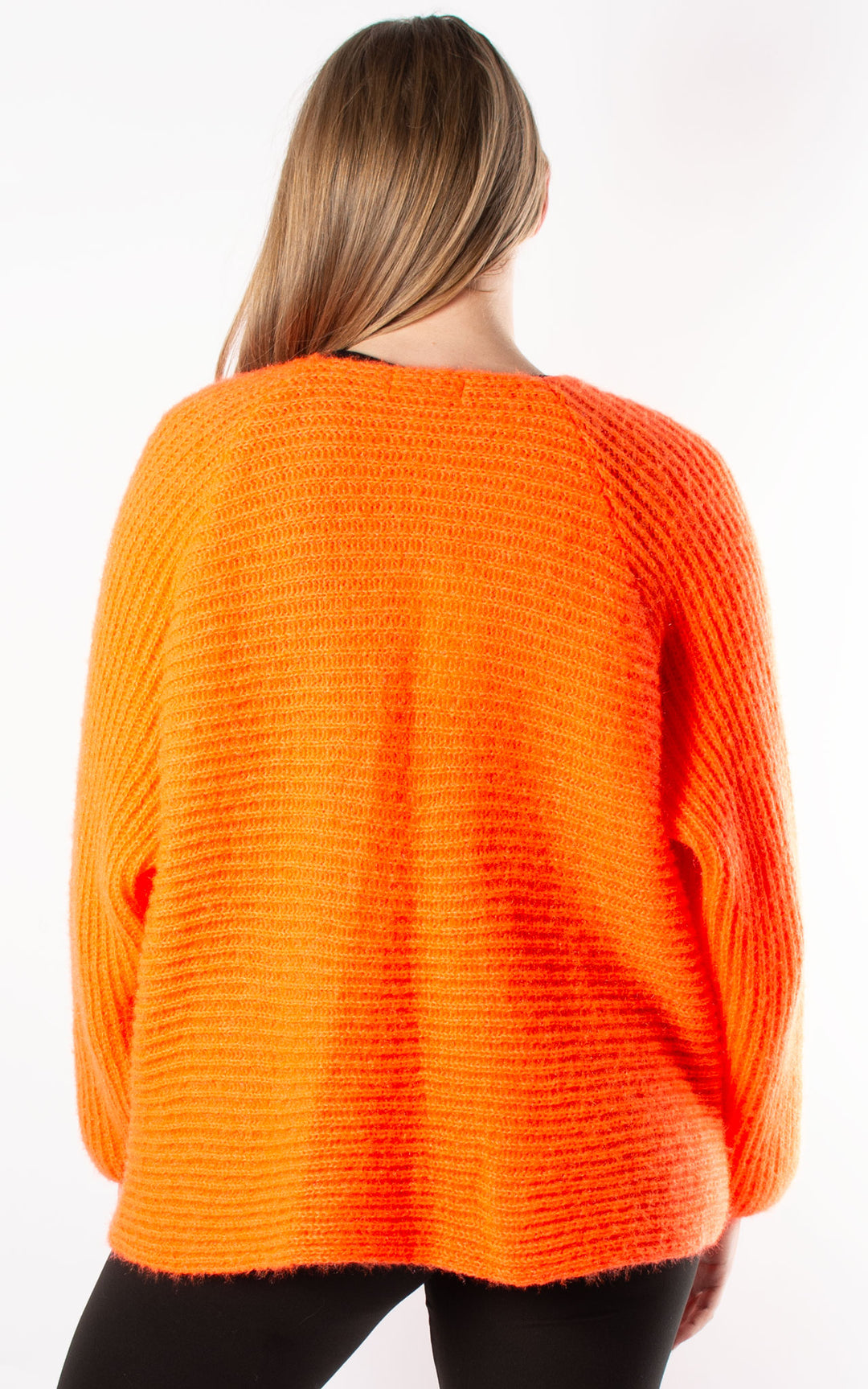 *PRE-ORDER* Open Knit Cardi | Orange