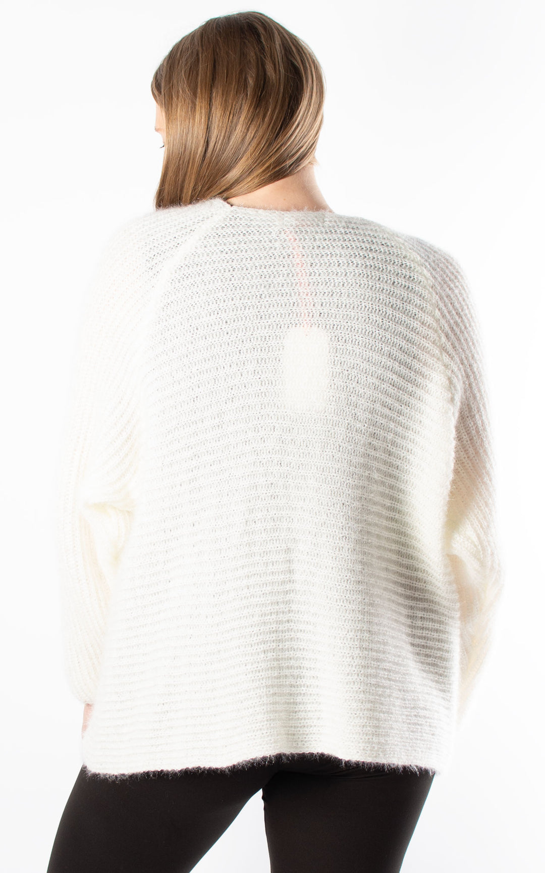 *PRE-ORDER* Open Knit Cardi | Winter White