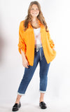 Paige Plain Shirt | Orange
