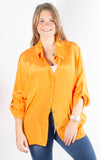 Paige Plain Shirt | Orange