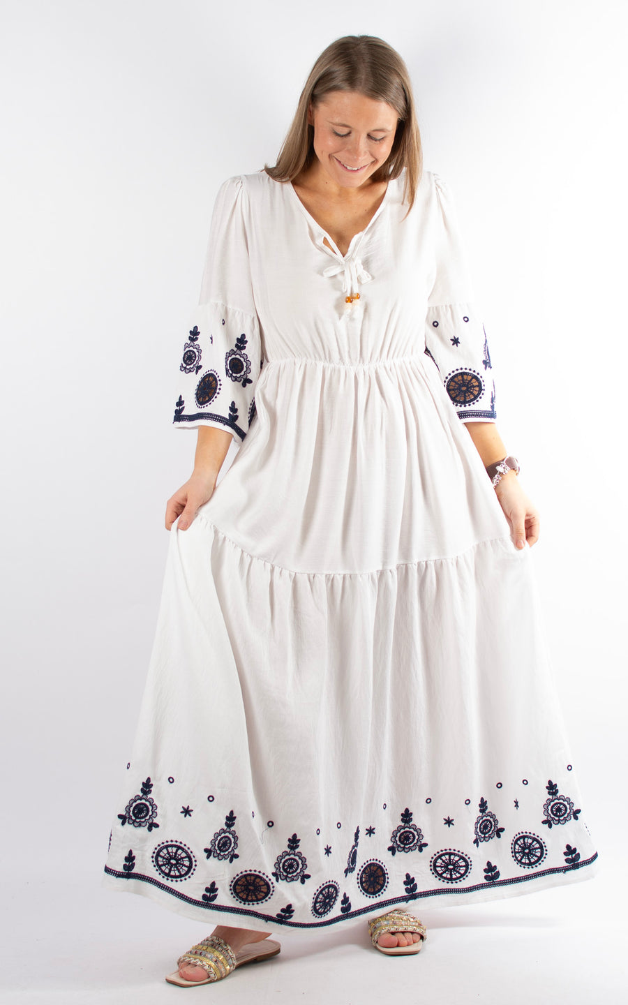 Palma Dreamcatcher Dress | Ivory – Room Lytham