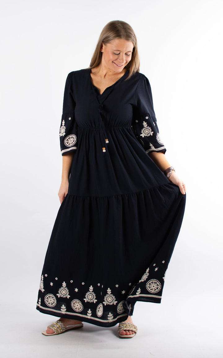 Palma Dreamcatcher Dress  | Navy