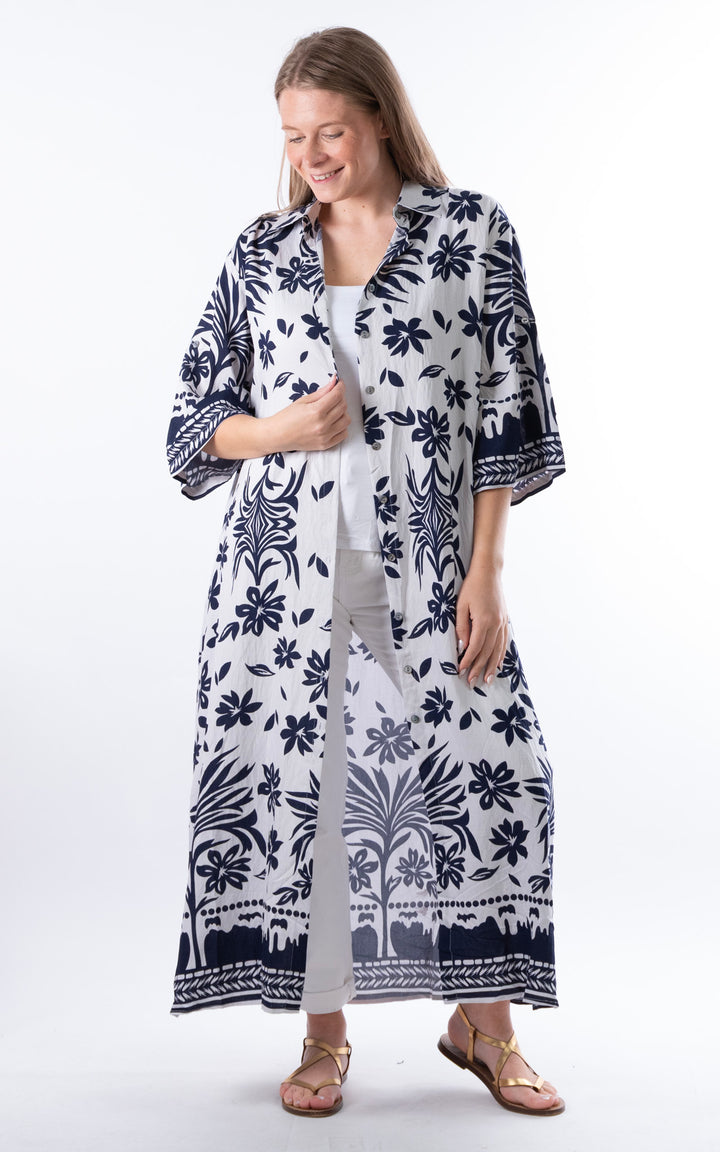 Palma Floral Dress | Ivory