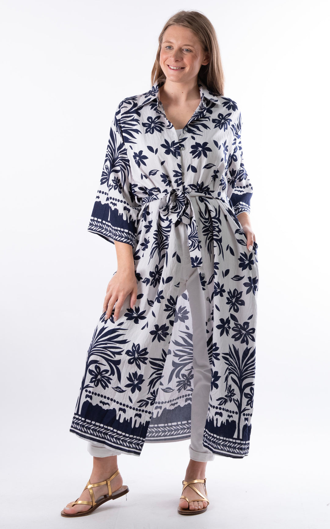 Palma Floral Dress | Ivory