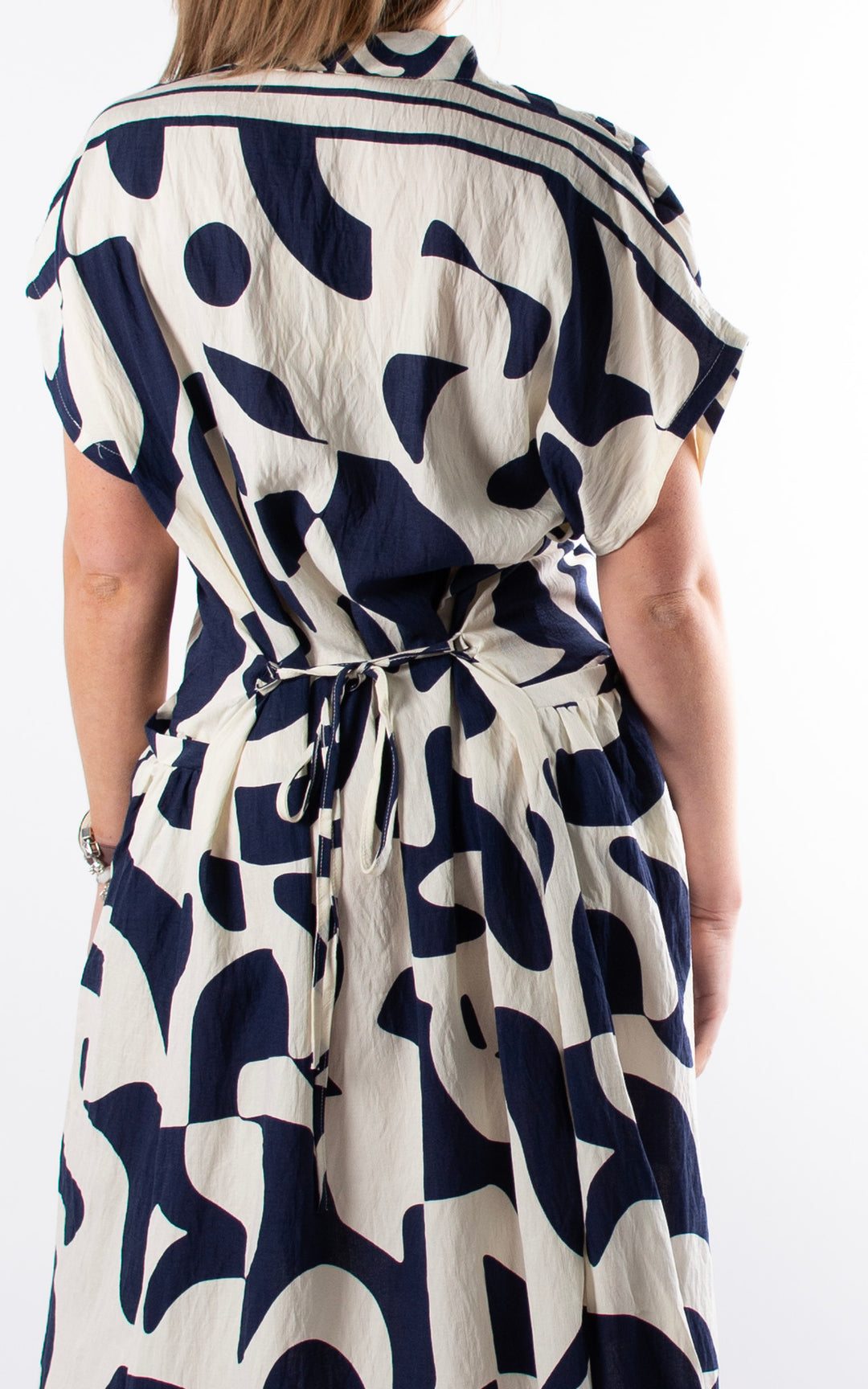 Palma Geometric Dress | Blue
