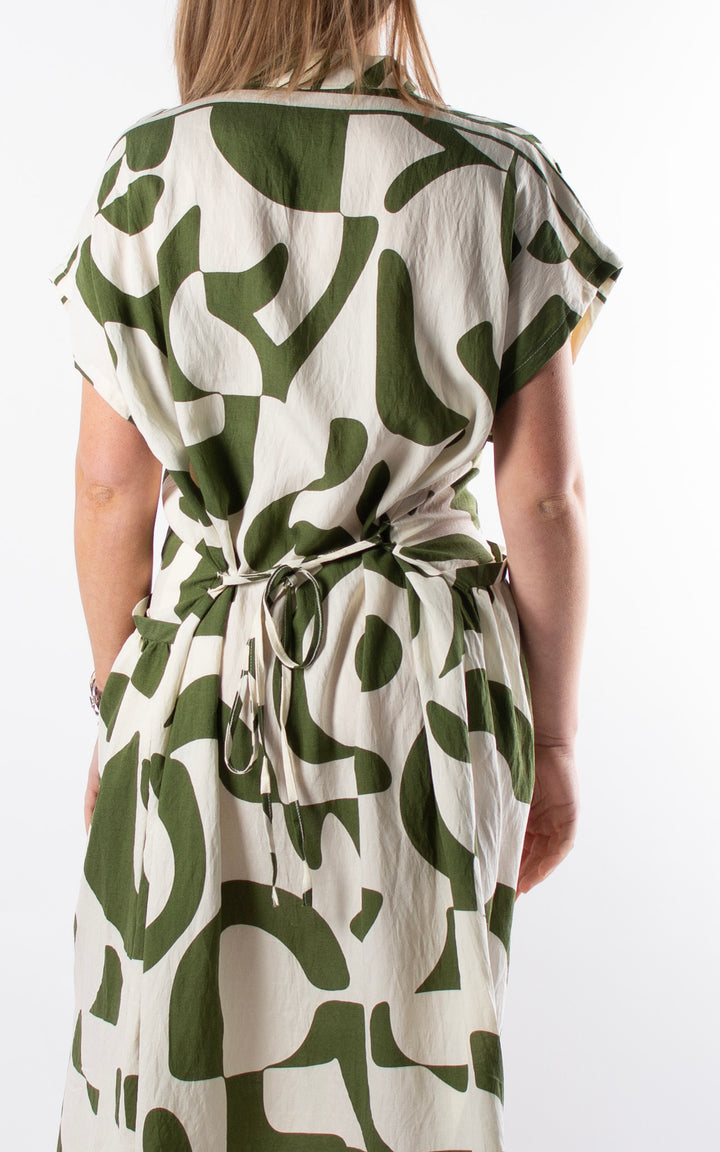 Palma Geometric Dress | Green