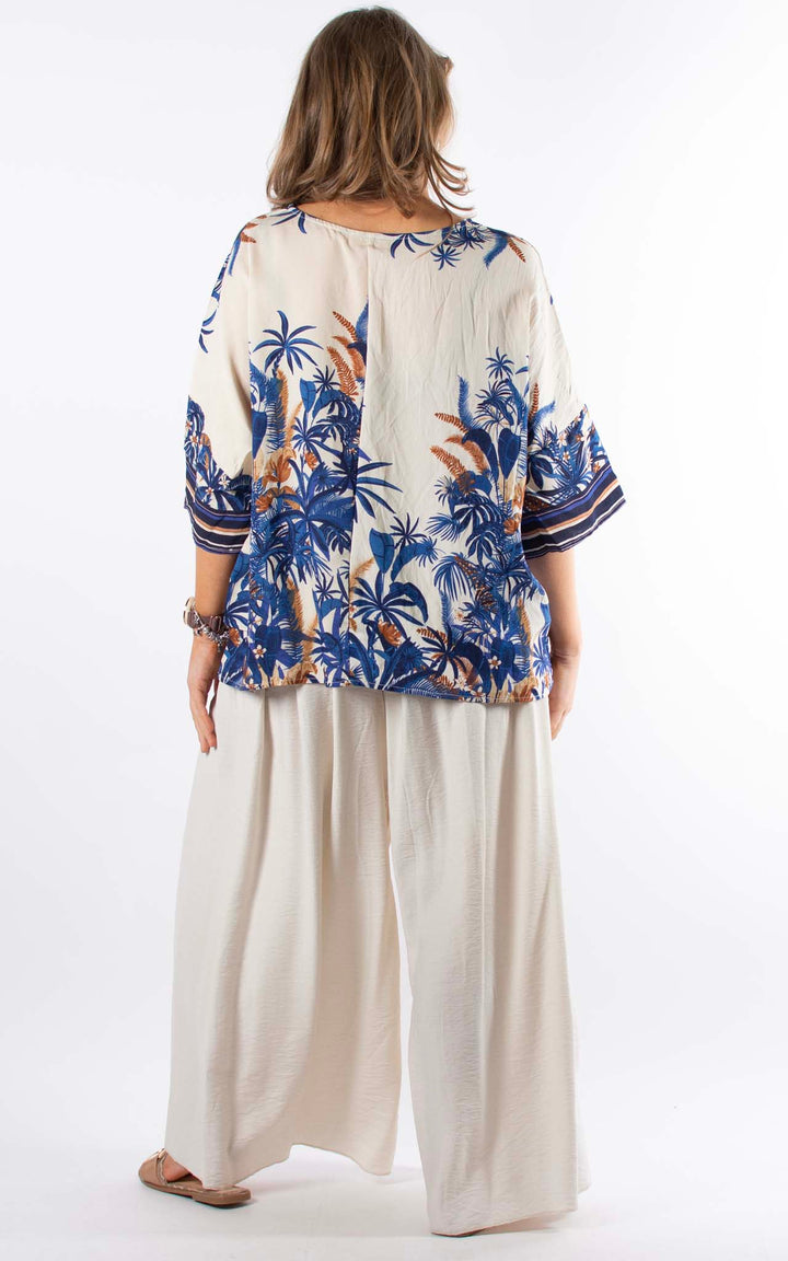 Palma Multi-Leaf  T | Blue
