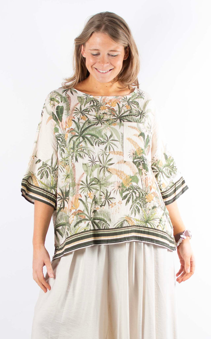 Palma Multi-Leaf  T | Green