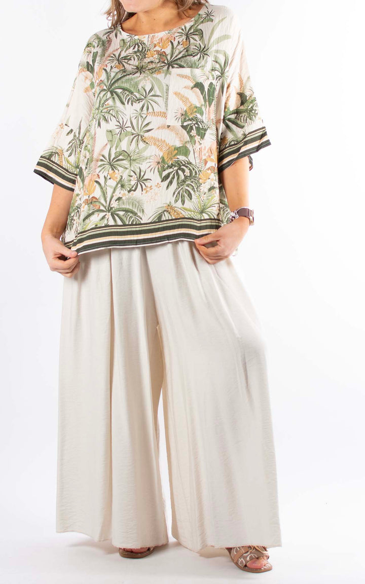 Palma Multi-Leaf  T | Green