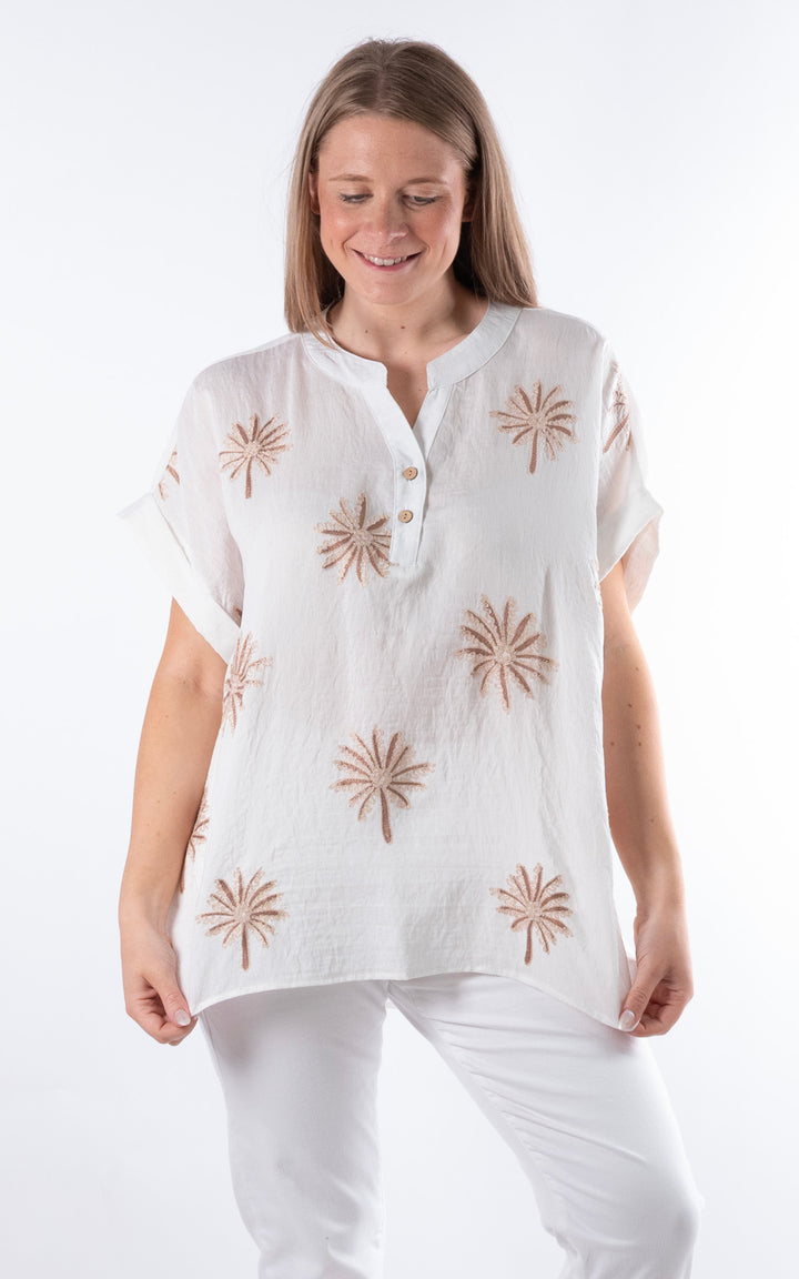 Palma Palm Top | Brown