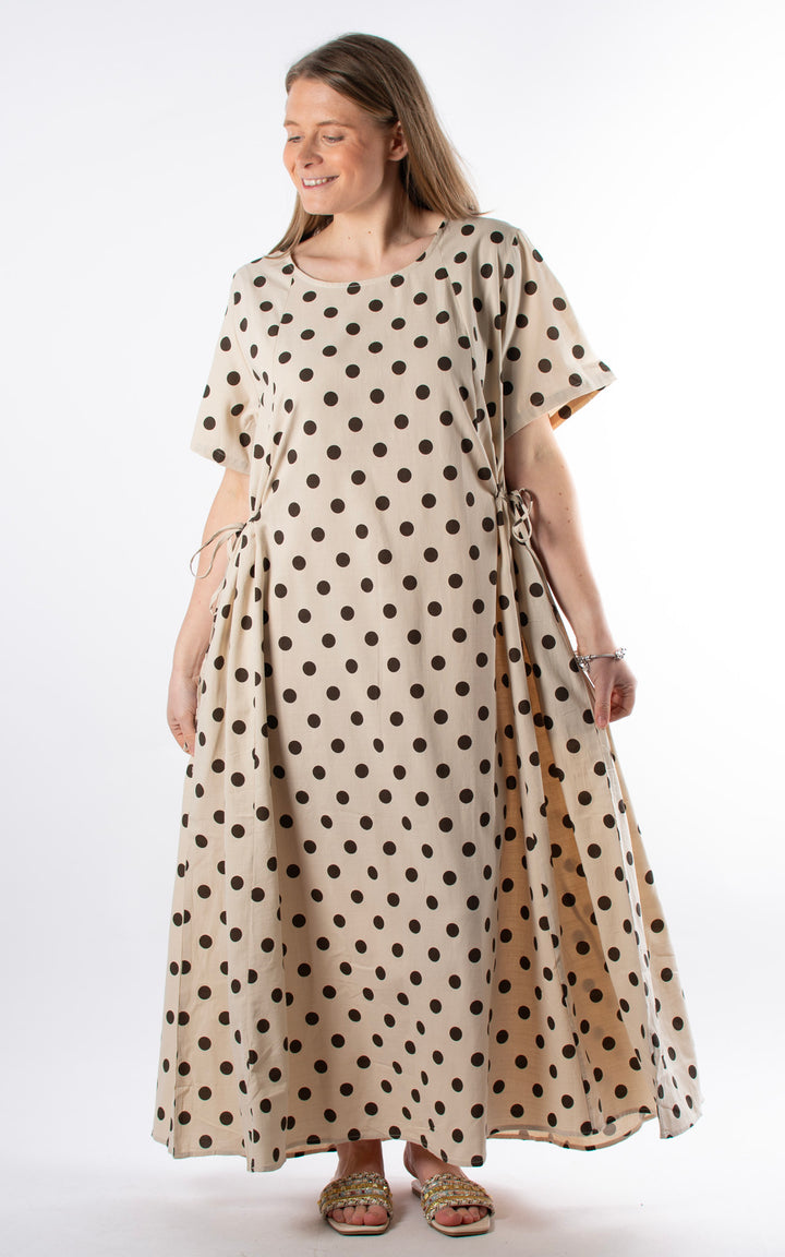 Palma Polka Dot Dress | Black
