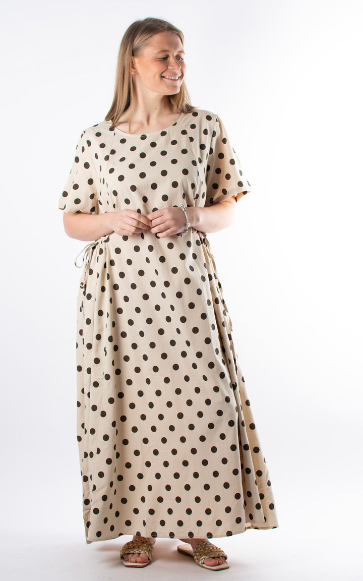Palma Polka Dot Dress | Black