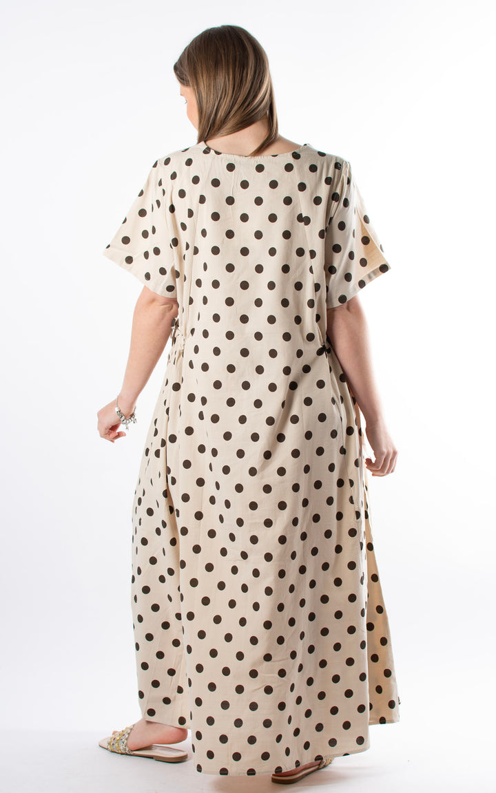 Palma Polka Dot Dress | Black