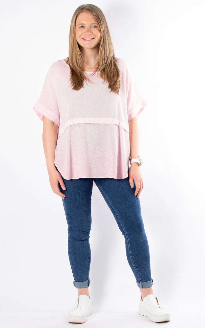 Palmer Top | Baby Pink
