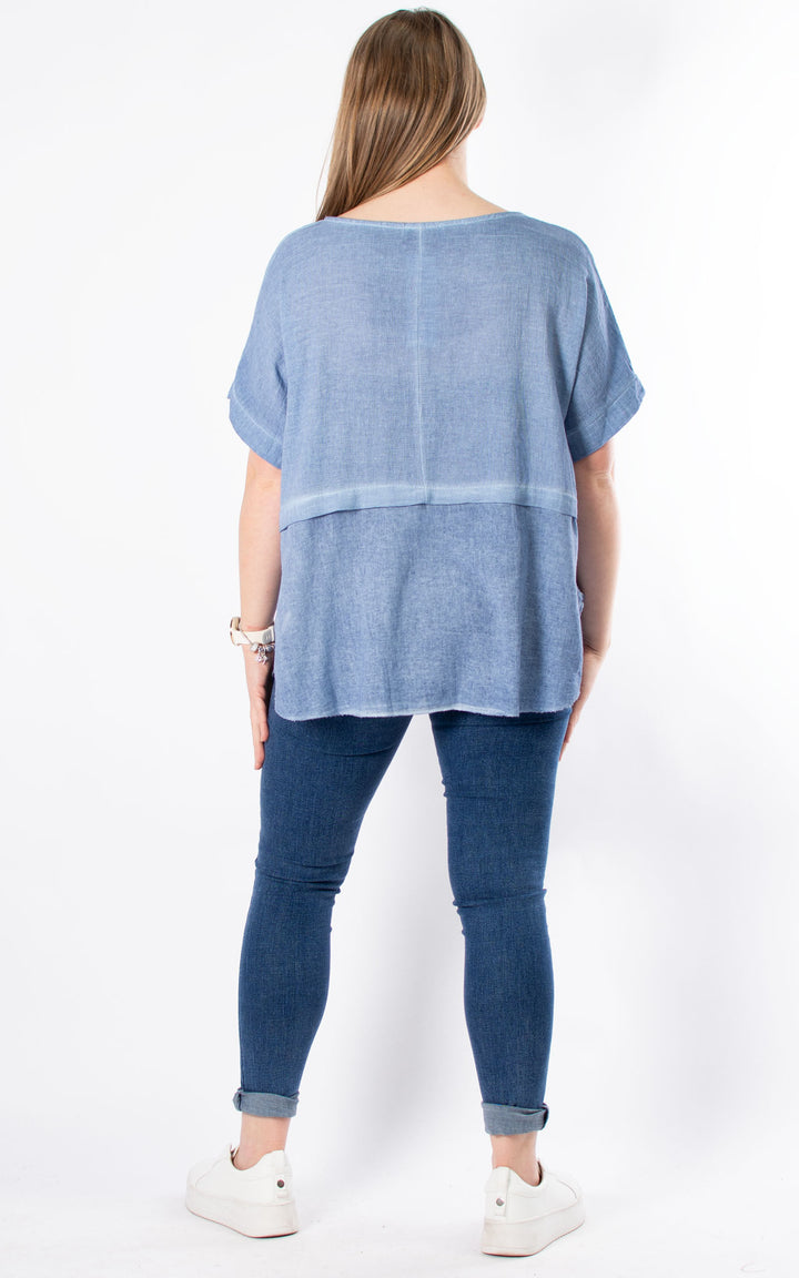 Palmer Top | Denim