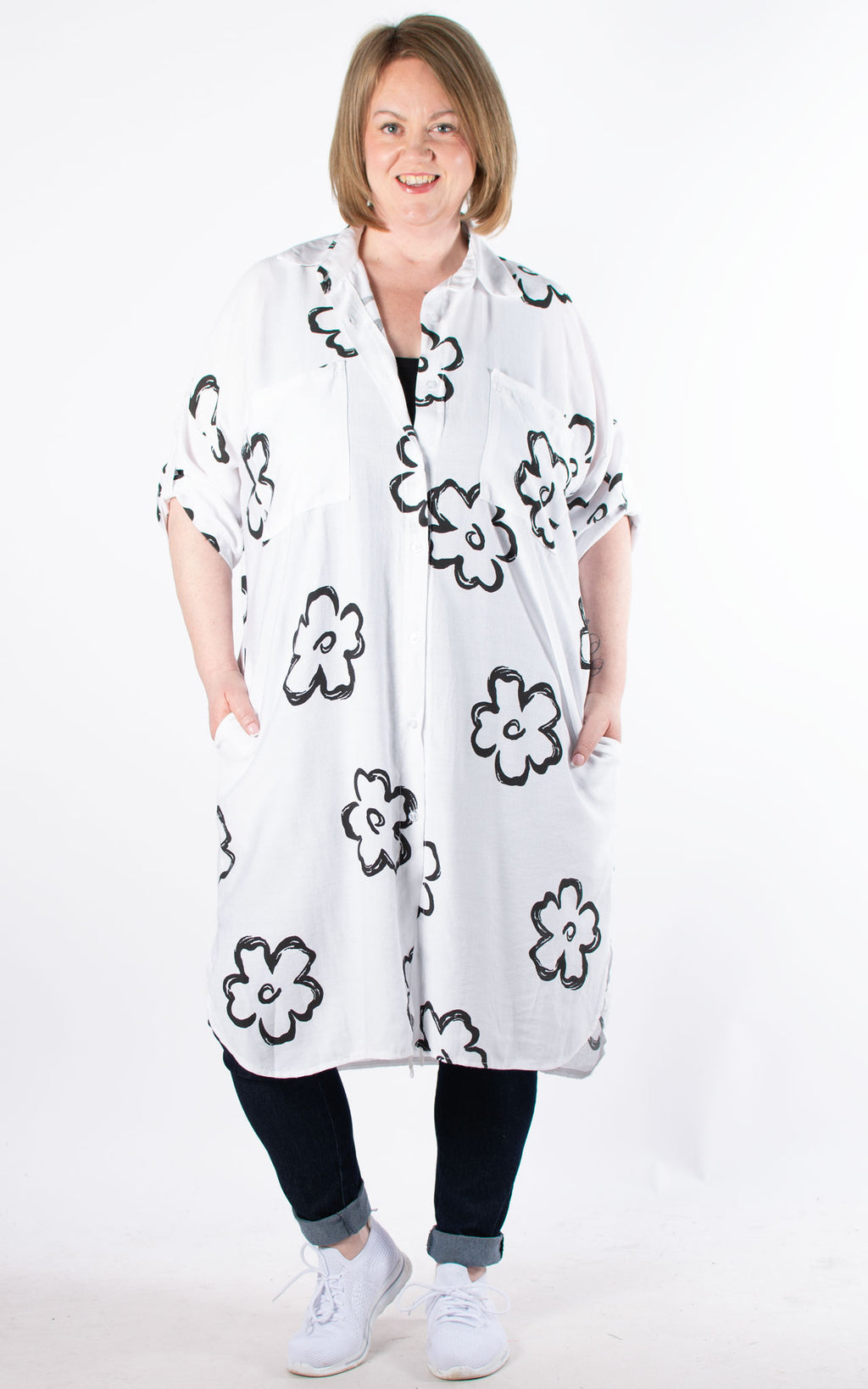 Pam Longline Shirt | White