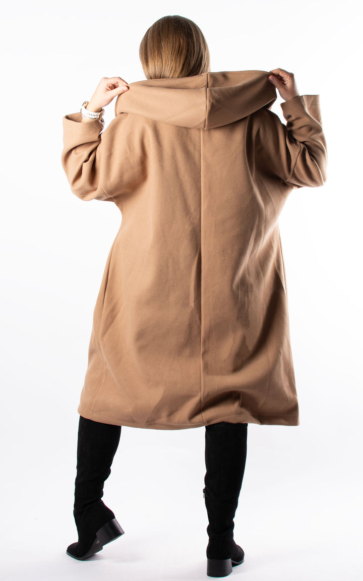 Paula Hooded Coat | Mocha
