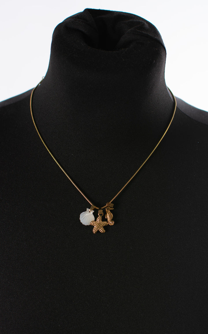 Under the Sea | Necklace | Gold