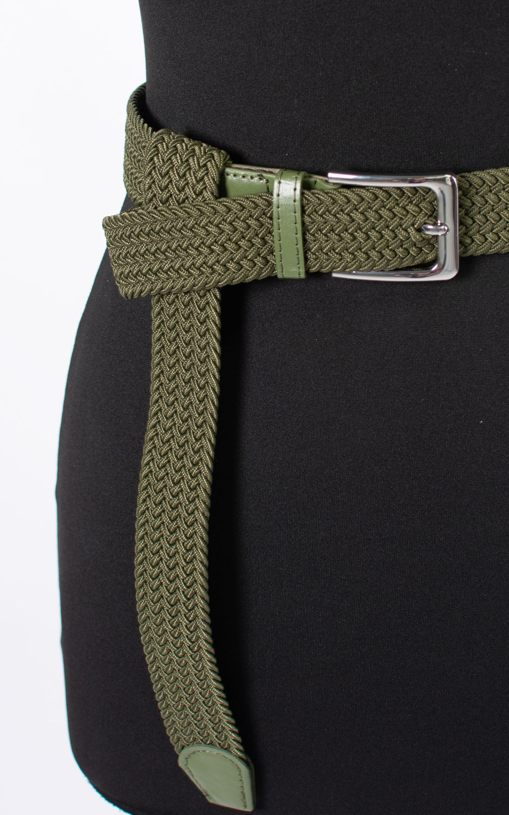 Penny Woven Belt | Khaki