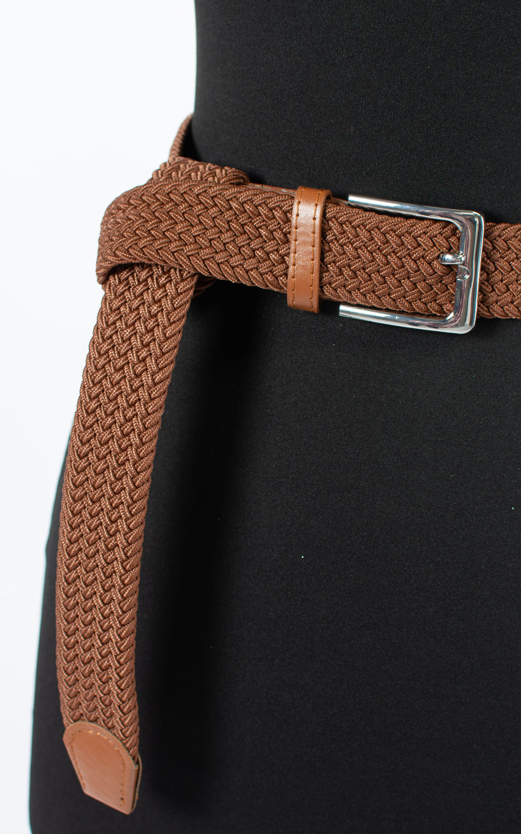 Penny Woven Belt | Rust