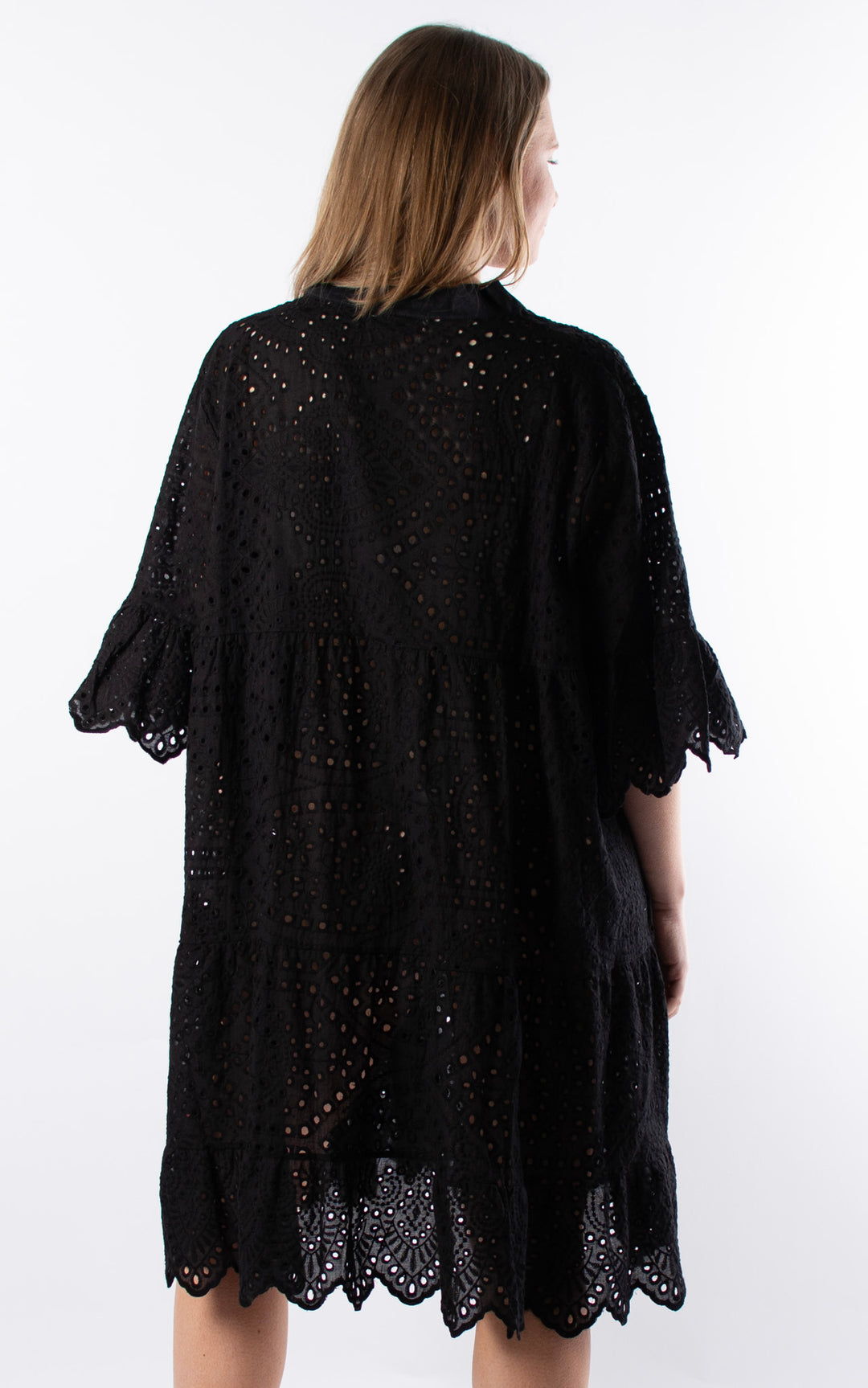 Phoebe Floral Tunic  | Black