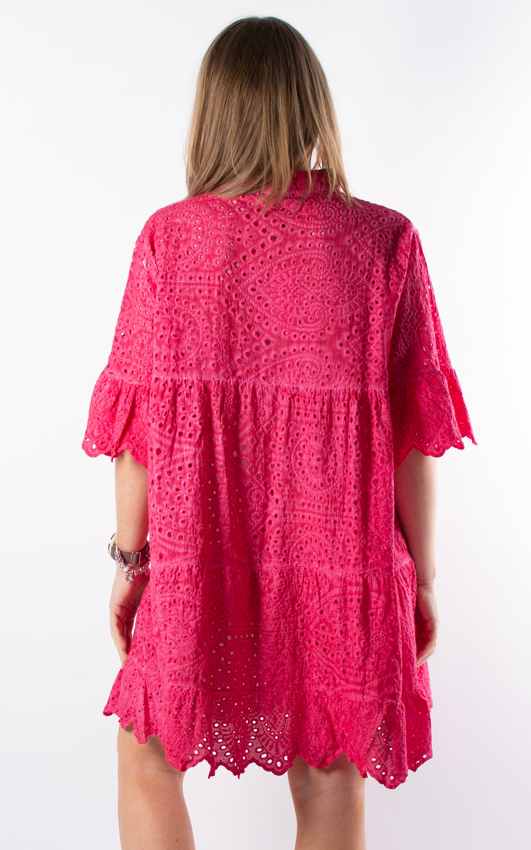Phoebe Floral Tunic  | Hot Pink
