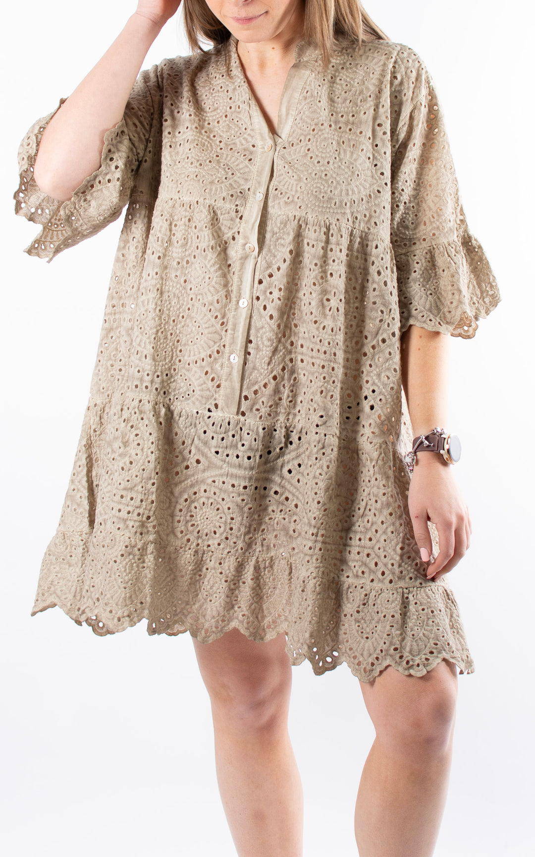 Phoebe Floral Tunic  | Mocha
