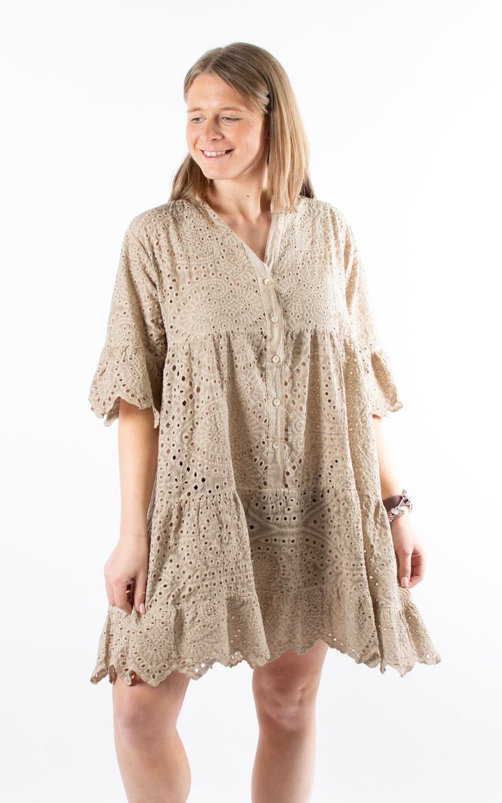 Phoebe Floral Tunic  | Mocha