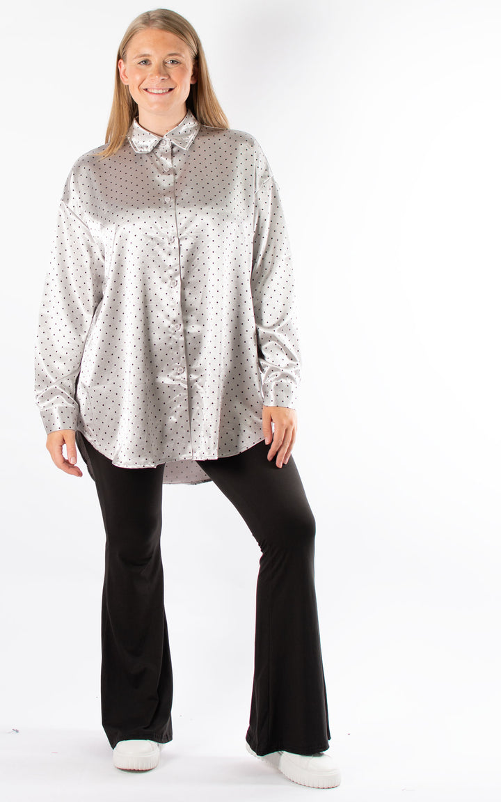 Polka Dot Shirt | Silver
