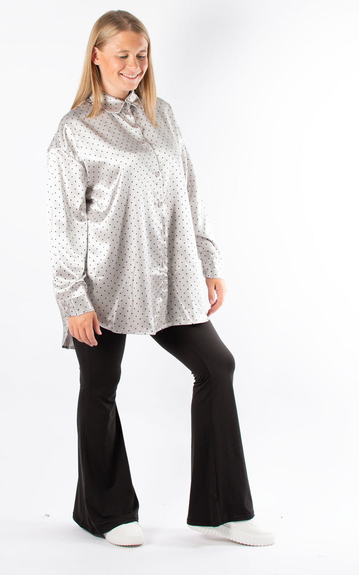 Polka Dot Shirt | Silver