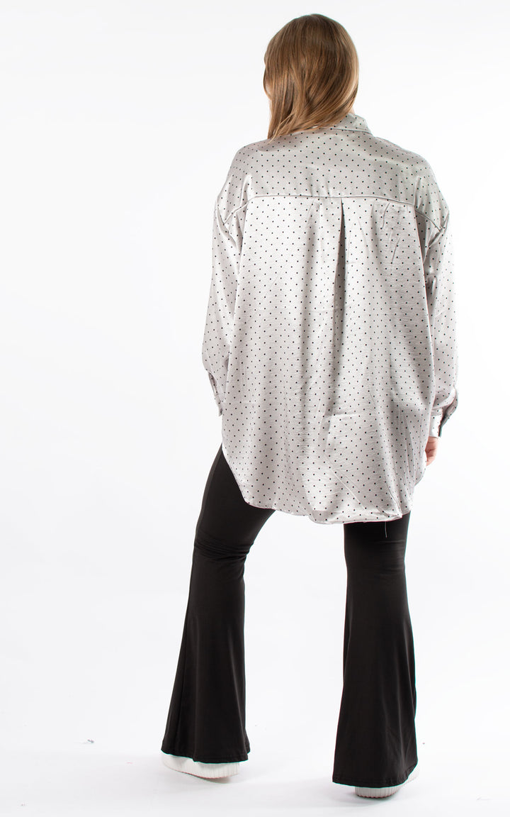 Polka Dot Shirt | Silver