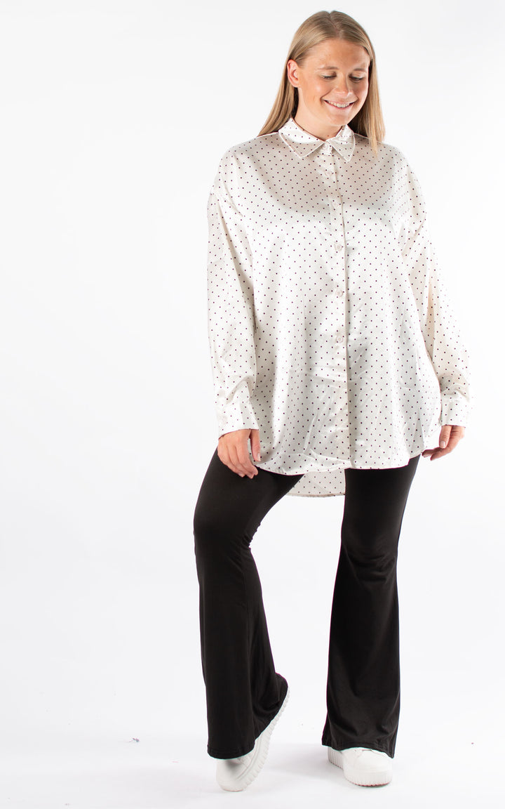 Polka Dot Shirt | White