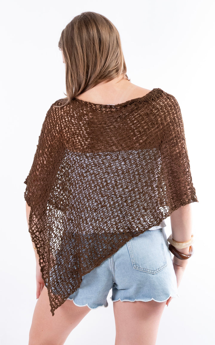 Popcorn Poncho | Chocolate