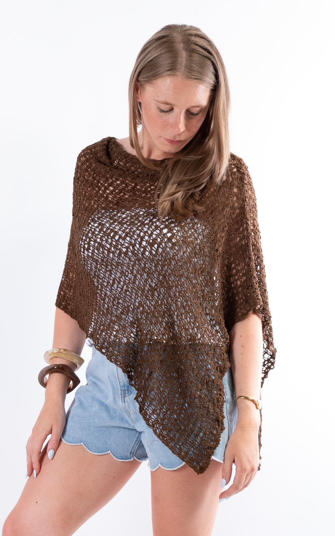 Popcorn Poncho | Chocolate