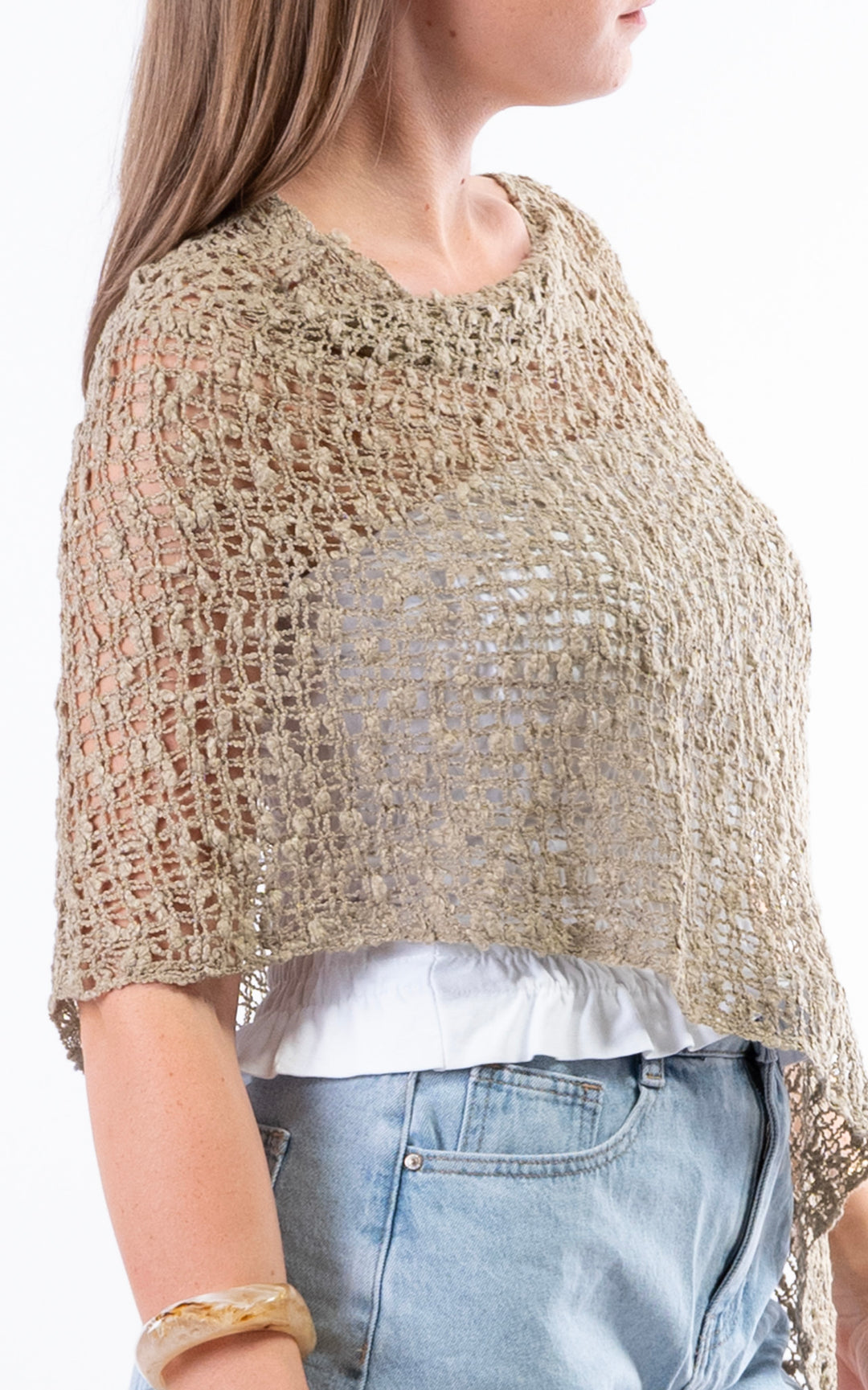 Popcorn Poncho | Mocha