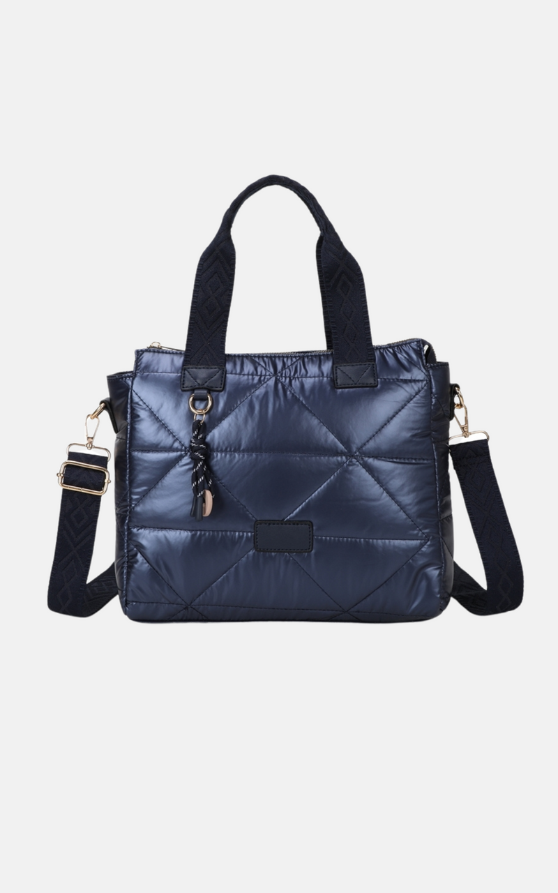 Quilted Bag | Medium | Blue