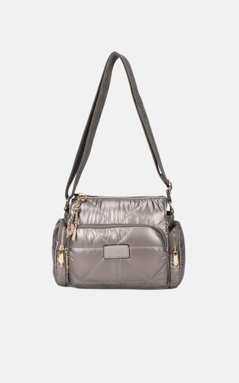 Quilted Bag | Small | Pewter