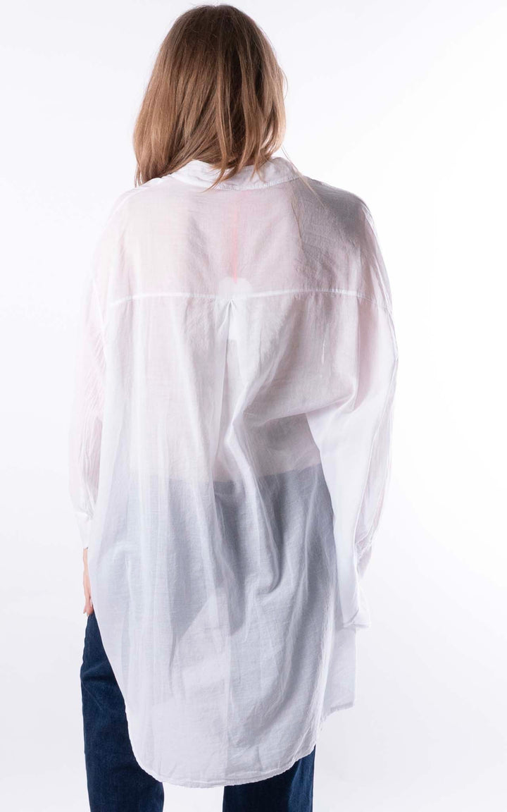 Raven Cotton Shirt | White