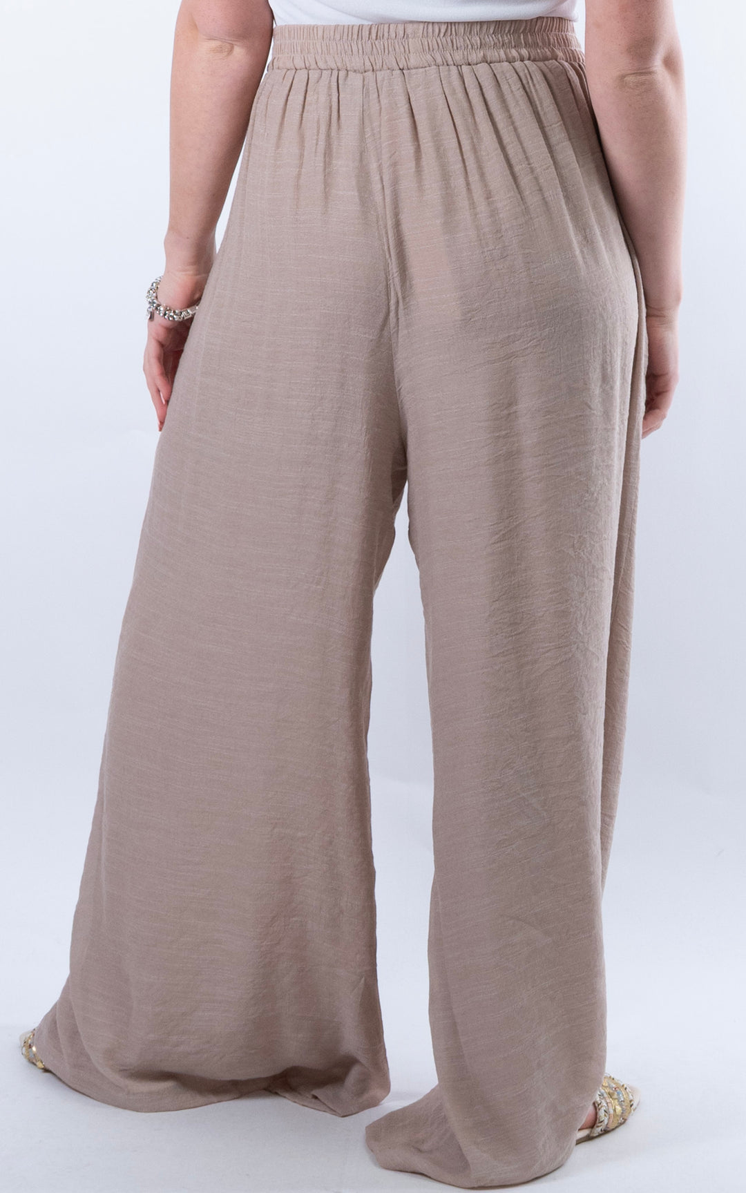 Raya Wide Leg Trouser | Mocha