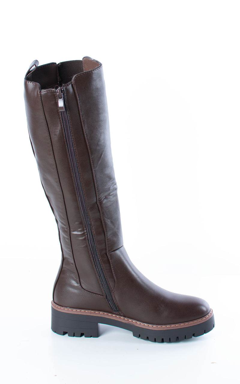 Rebecca Knee High Boots | Brown